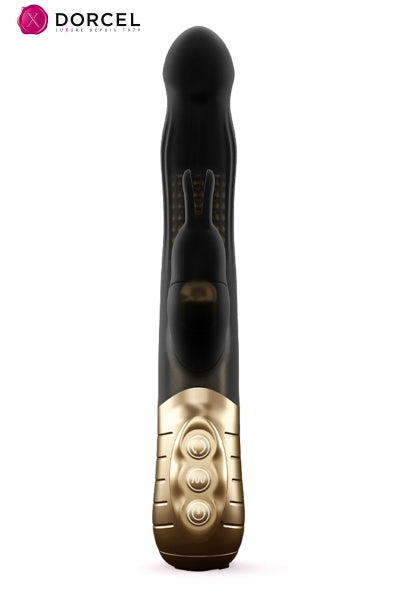 Vibrador recargable Baby Rabbit negro 2.0 - Dorcel