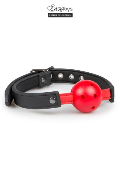 Mordaza con bola con bola roja - EasyToys Fetish Collection