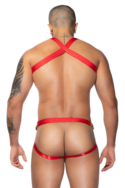 Conjunto sexy de dos piezas rojo - J Lencería