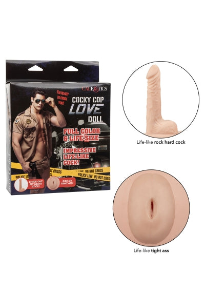 Muñeca de amor cocky cop masculina