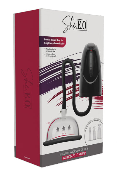 Bomba de succión automática para vagina y clítoris - She.E.O