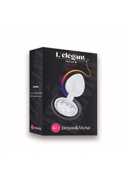 Plug bijou L'élégant M - Jacquie et Michel - Eveil Secret
