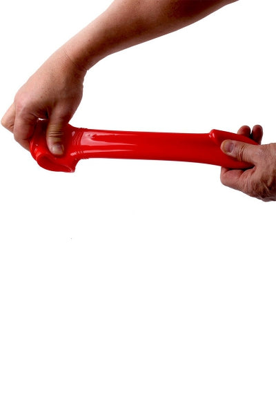 Funda de pene semirrealista roja 19x4,5 cm - Zizi