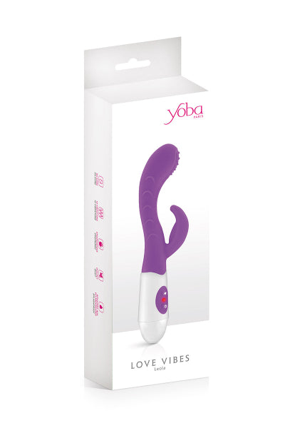 Vibrador Rabbit Leola violeta - Yoba
