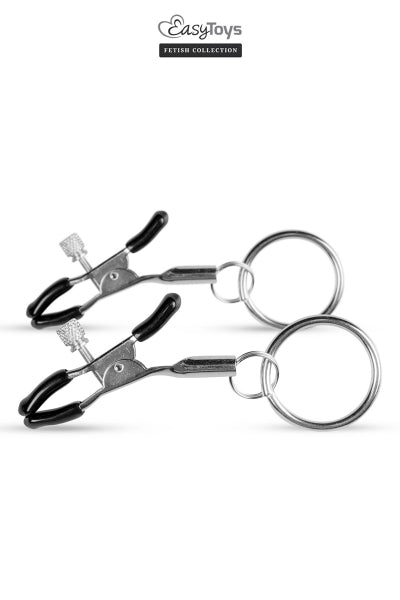 Pinzas para pezones con aro - Easytoys Fetish Collection