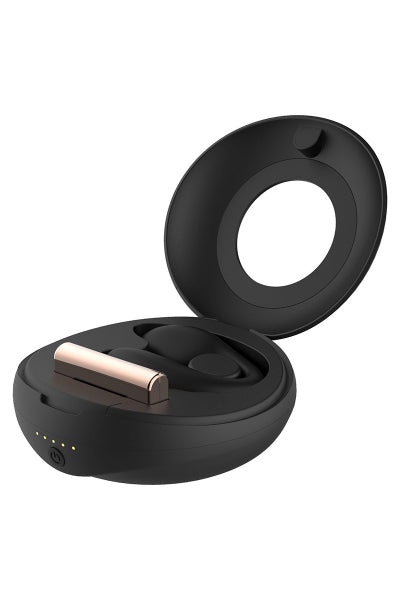 Vibro pour couple C-Shape - Rosy Gold - Eveil Secret