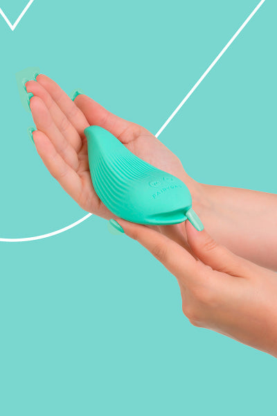 Mini vibro rechargeable DelightfulWave vert - FairyGasm