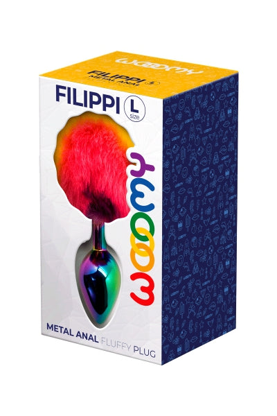 Plug anal de metal Filippi Rainbow L - Wooomy