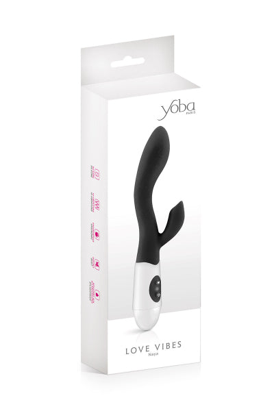 Vibrador Rabbit Naya negro - Yoba