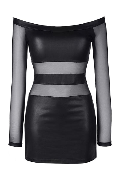Vestido negro V-9309 - Axami