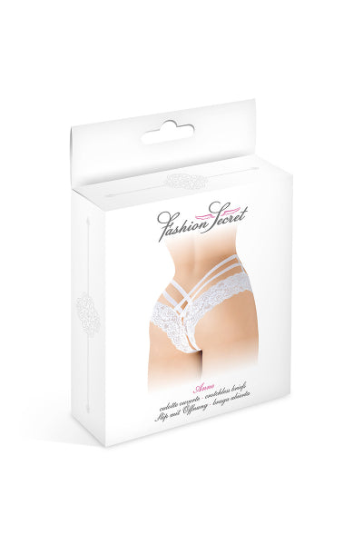 Tanga abierto Anne - blanco