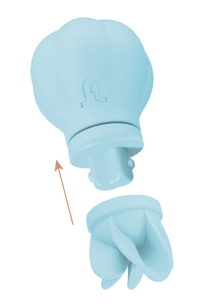 Estimulador de clítoris Caress azul - Adrien Lastic