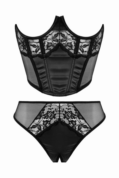 Conjunto de bustier y tanga Tiara - Christine