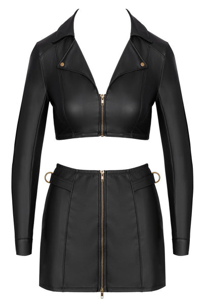 Conjunto de top y minifalda negros - Cottelli PARTY