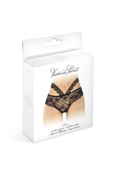 Braga negra abierta Marie - Fashion Secret