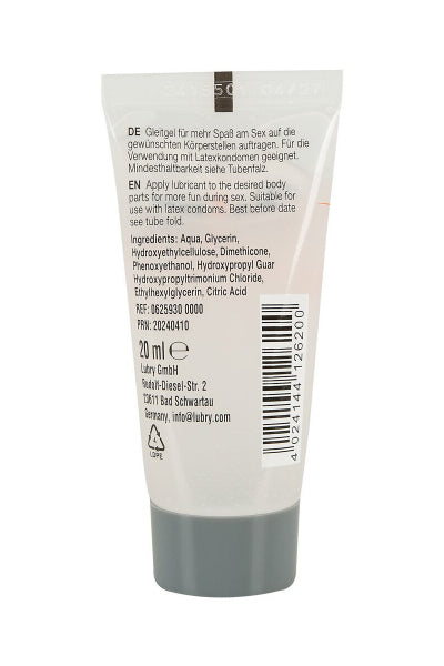 Lubricante Performance Just Glide 20ml