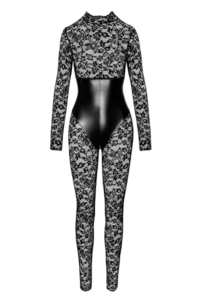 Combinaison corset Enigma F299 dentelle et wetlook