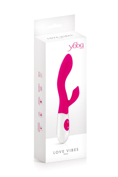 Vibromasseur Rabbit Naya rose - Yoba - Eveil Secret