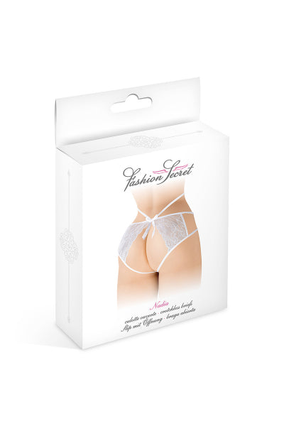 Culotte ouverte Nadia - blanc