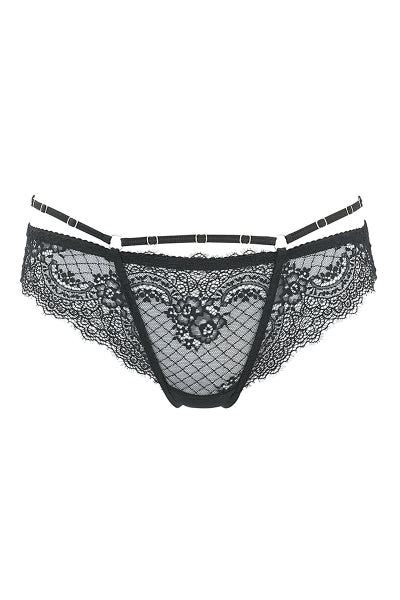 Tanga negro V-10098 - Axami