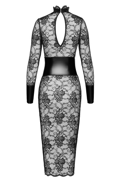 Vestido corsé Noirelle F375 - Negro Hecho a mano