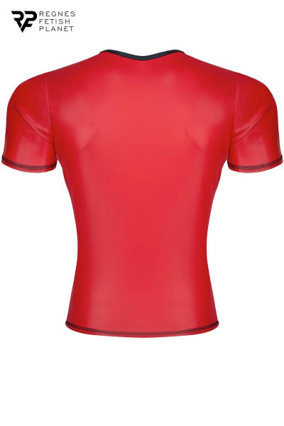 Camiseta efecto mojado roja - Regnes