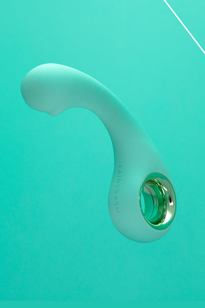 Vibrador recargable BraveryAward verde - FairyGasm
