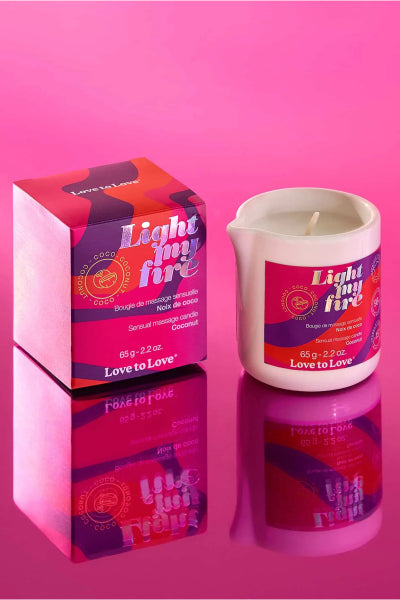 Vela de masaje Flor de loto - Love to Love