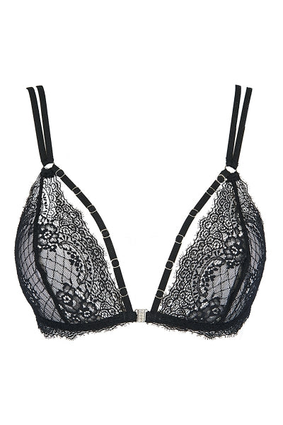 Sujetador bralette negro V-10091 - Axami