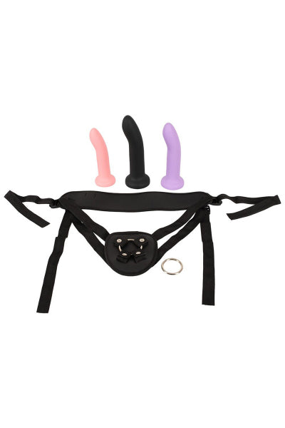 Cinturón arnés con 3 dildos incluidos - You2Toys