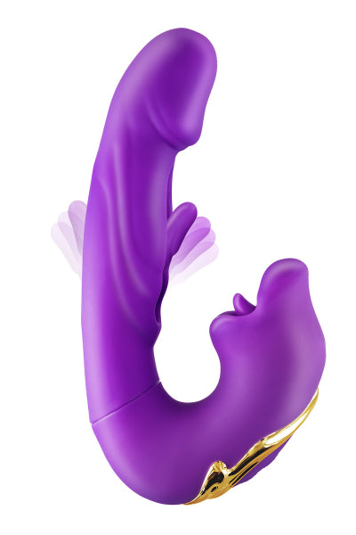 Vibrador conejo 3 en 1 Kissy violeta - Yoba