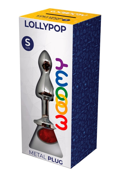 Tapón anal Lollypop rojo S - Wooomy