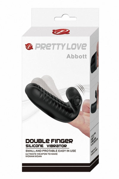Dedo doble vibrante Abbot - Pretty Love