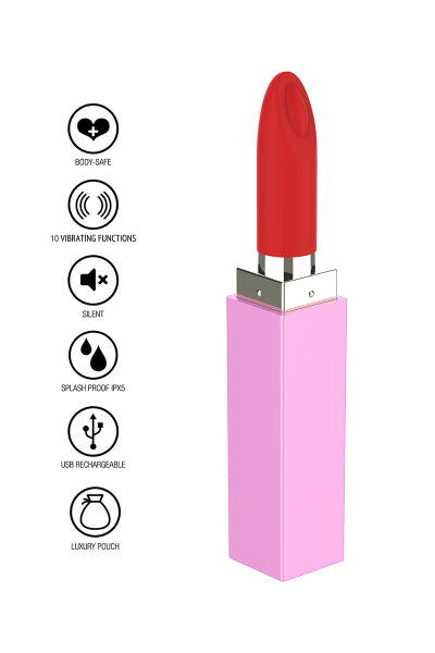 Mini vibrador labial Sealed With A Kiss - Xocoon