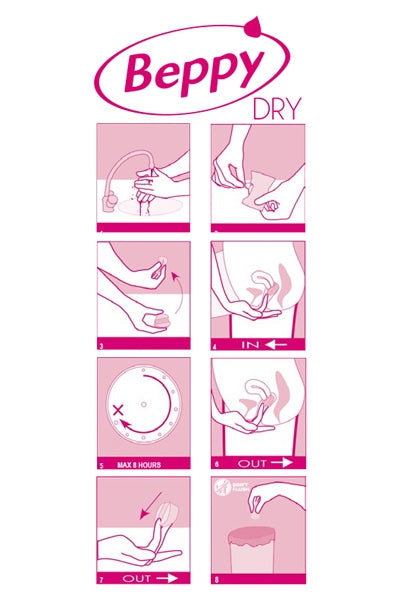 Caja de 8 tampones Beppy DRY
