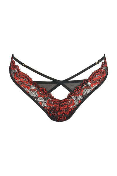 Tanga de encaje V-10028 - Axami