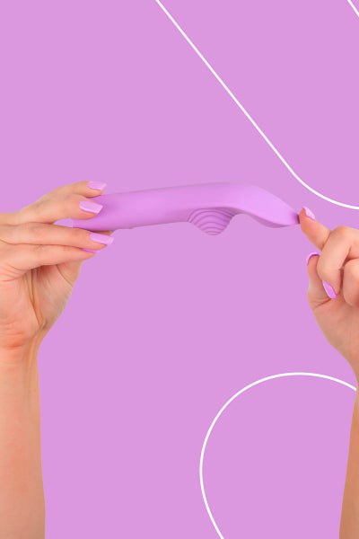 Vibrador recargable LunaCharm morado - FairyGasm