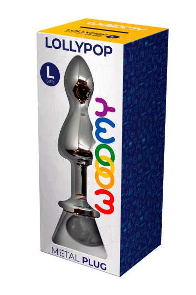 Plug joya Lollypop transparente L - Wooomy