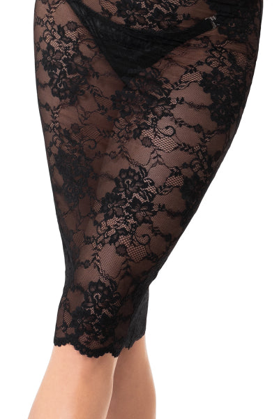 Vestido de encaje midi Nocturne F338