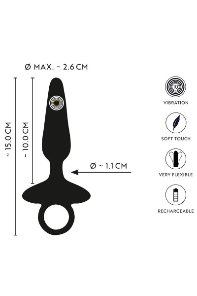 Plug vibrant flexible avec Design lisse - Anos - Eveil Secret