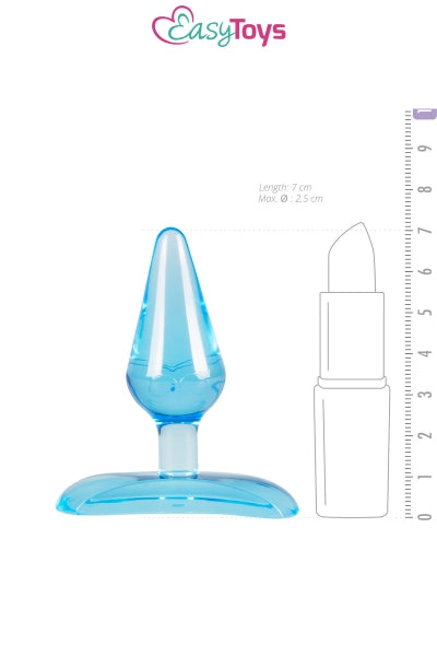 Mini plug anal bleu - EasyToys - Eveil Secret