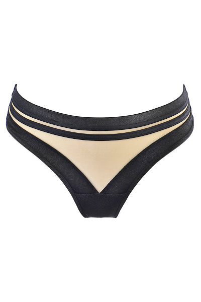 Tanga brasileño negro V-10495 - Axami