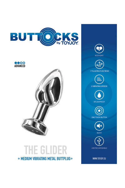 Plug vibrador metálico The Glider M