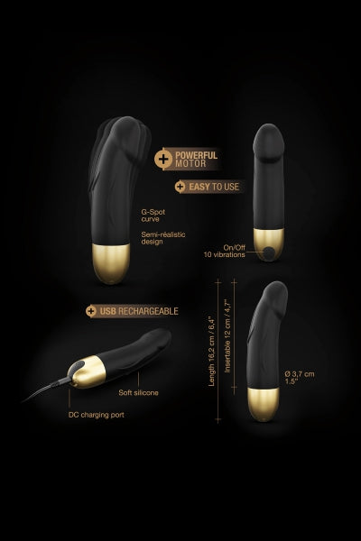Vibro rechargeable Real Vibration gold S 2.0 - Dorcel - Eveil Secret