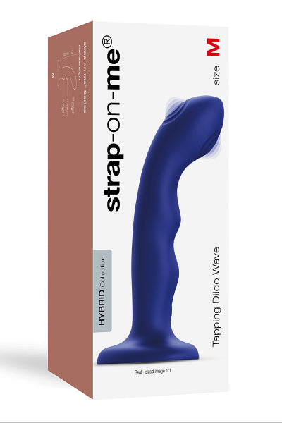Vibrador dildo wave azul - Strap on Me