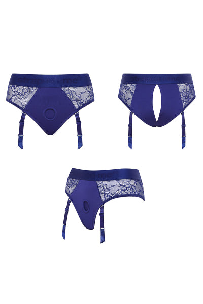 Arnés lencería Diva (azul) - Strap On Me