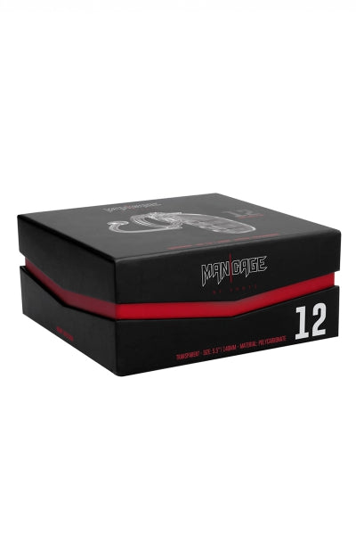 Jaula de castidad de 14 cm con plug - ManCage 12