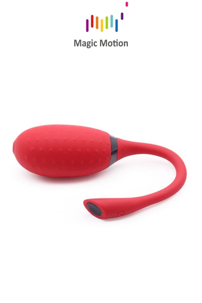 Huevo vibrador conectado Magic Fugu rojo - Magic Motion