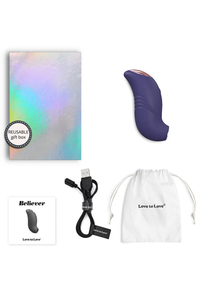 Estimulador de clítoris Believer violeta - Love to Love