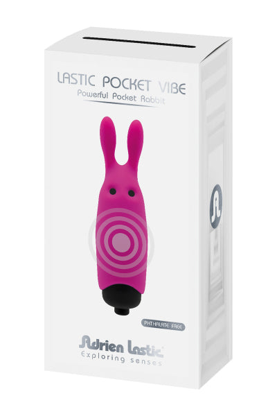 Pocket vibe lapin rose - Adrien Lastic - Eveil Secret